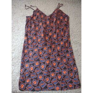 Merge Left Silk Babydoll Nightgown L Vtg Spaghetti Straps